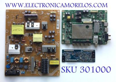 KIT DE TARJETAS PARA TV VIZIO / MAIN XFCB02K021 / 715G7488-M01-000-004K / FUENTE ADTV2412AD3 / 715G6679-P01-000-002M / T-CON 5543T01C03 / T420HVN06.3 CTRL BD / 55.43T01.C03 / PANEL TPT430H3-HVN01.U REV:S270B / DISPLAY T430HVN01.2 / MODELO D43-C1 LTTWSECR